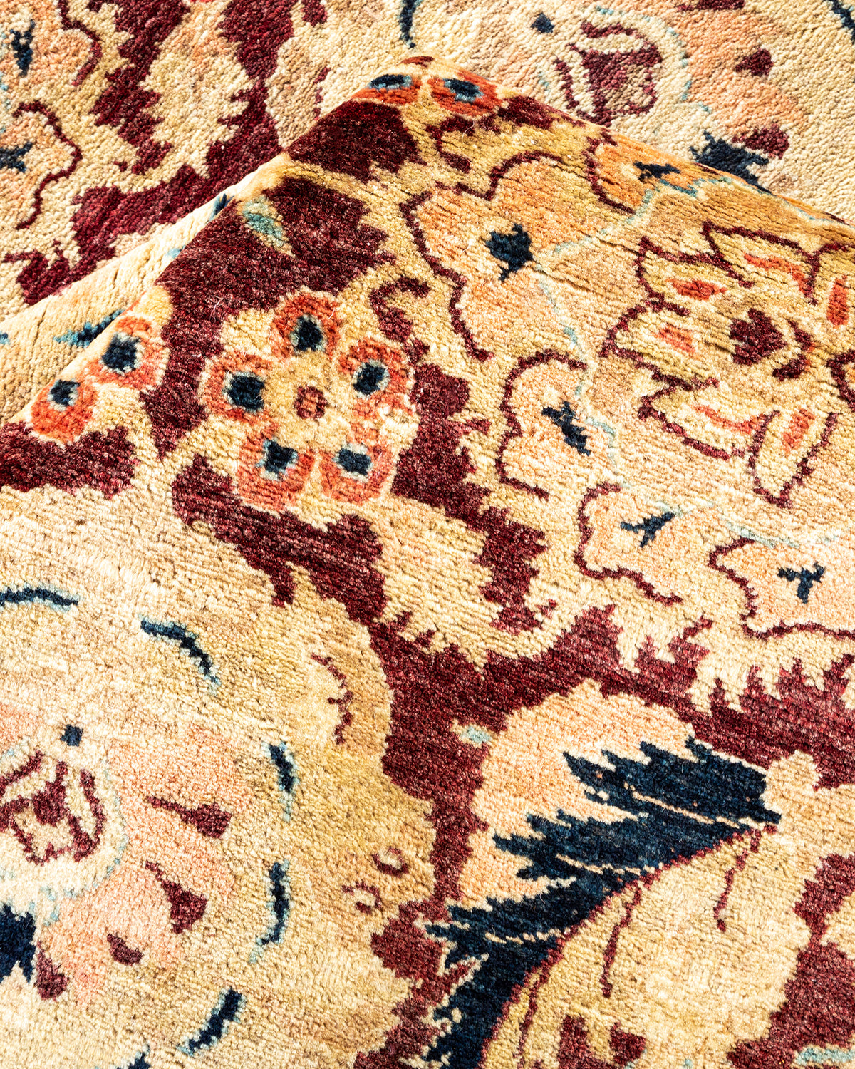 Mogul, One-of-a-Kind Hand-Knotted Area Rug - Red, 6' 1" x 9' 1"