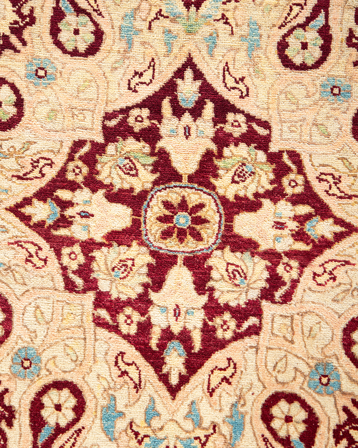 Mogul, One-of-a-Kind Hand-Knotted Area Rug - Ivory, 8' 1" x 10' 1"