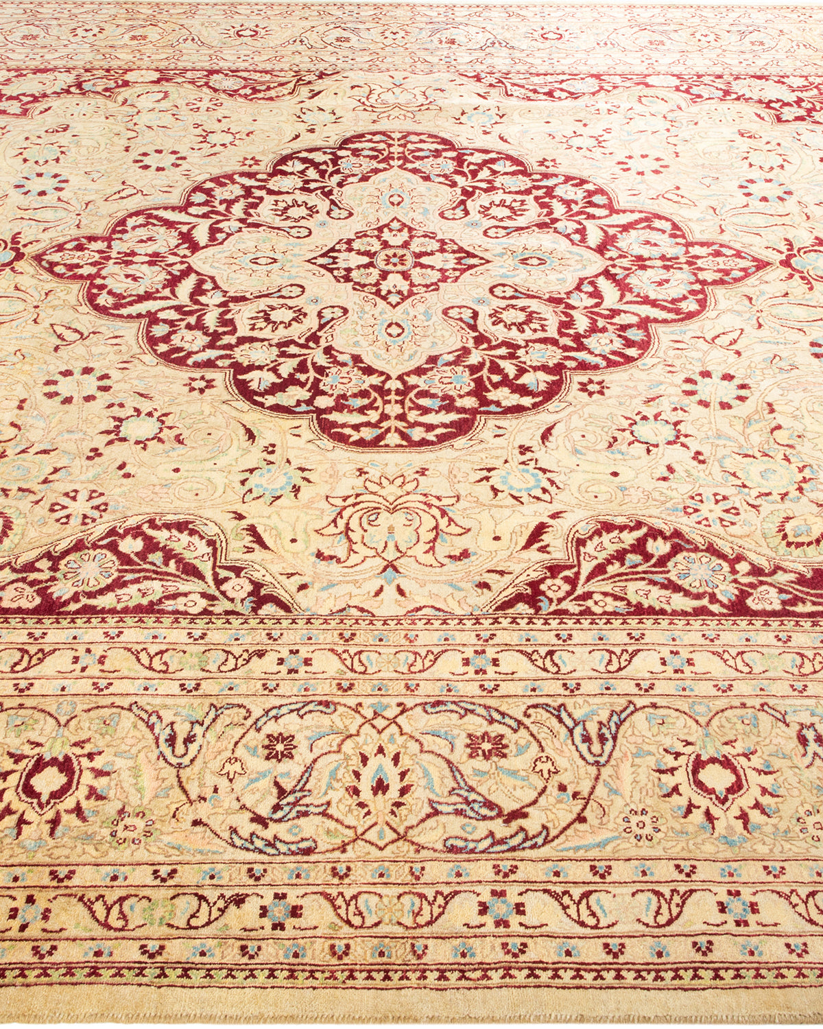 Mogul, One-of-a-Kind Hand-Knotted Area Rug - Ivory, 8' 1" x 10' 1"