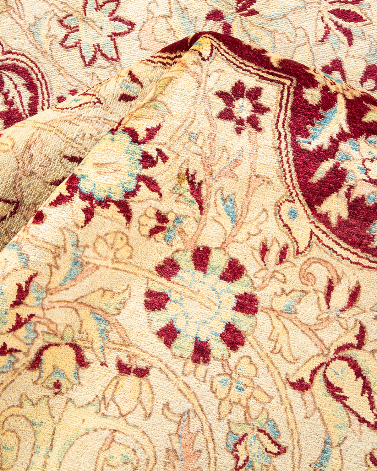 Mogul, One-of-a-Kind Hand-Knotted Area Rug - Ivory, 8' 1" x 10' 1"