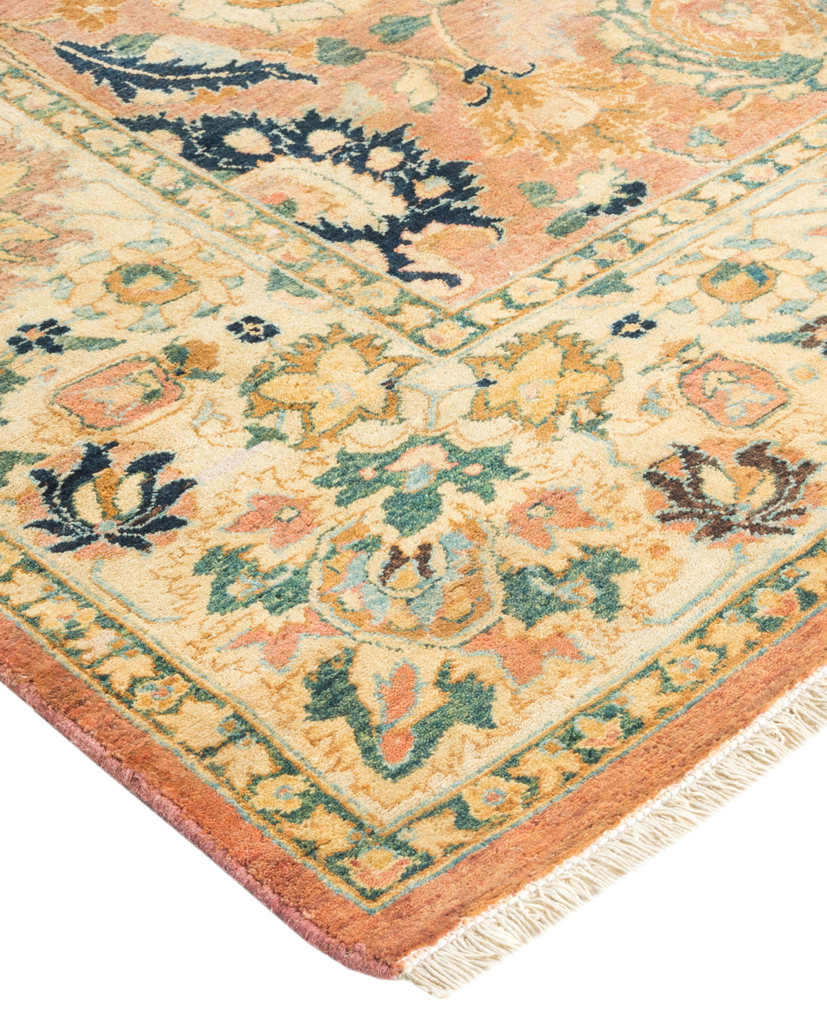 Mogul, One-of-a-Kind Hand-Knotted Area Rug - Pink, 6' 2" x 9' 7"