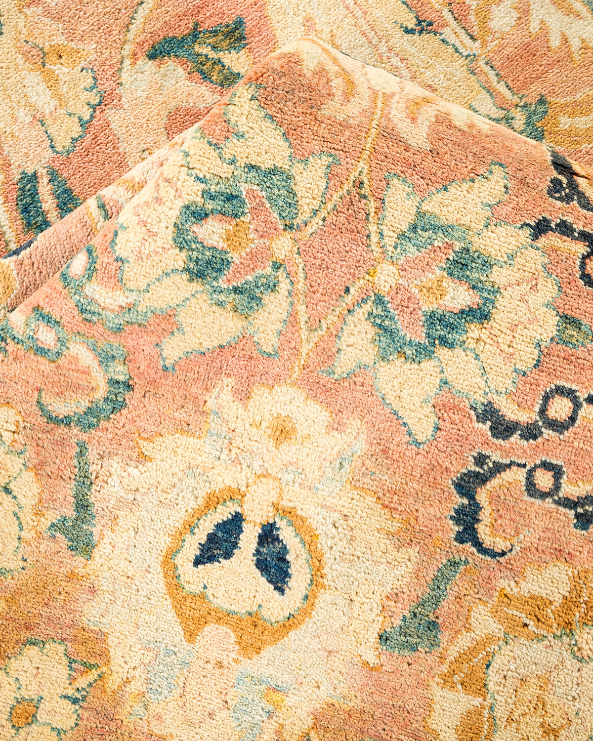 Mogul, One-of-a-Kind Hand-Knotted Area Rug - Pink, 6' 2" x 9' 7"