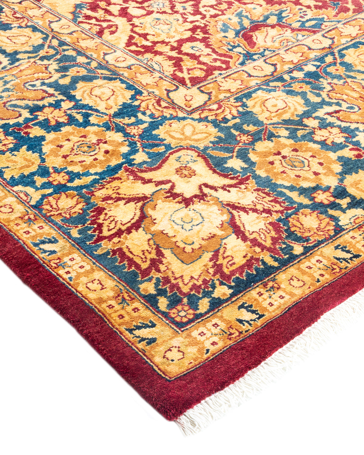 Mogul, One-of-a-Kind Hand-Knotted Area Rug - Red, 6' 1" x 9' 5"