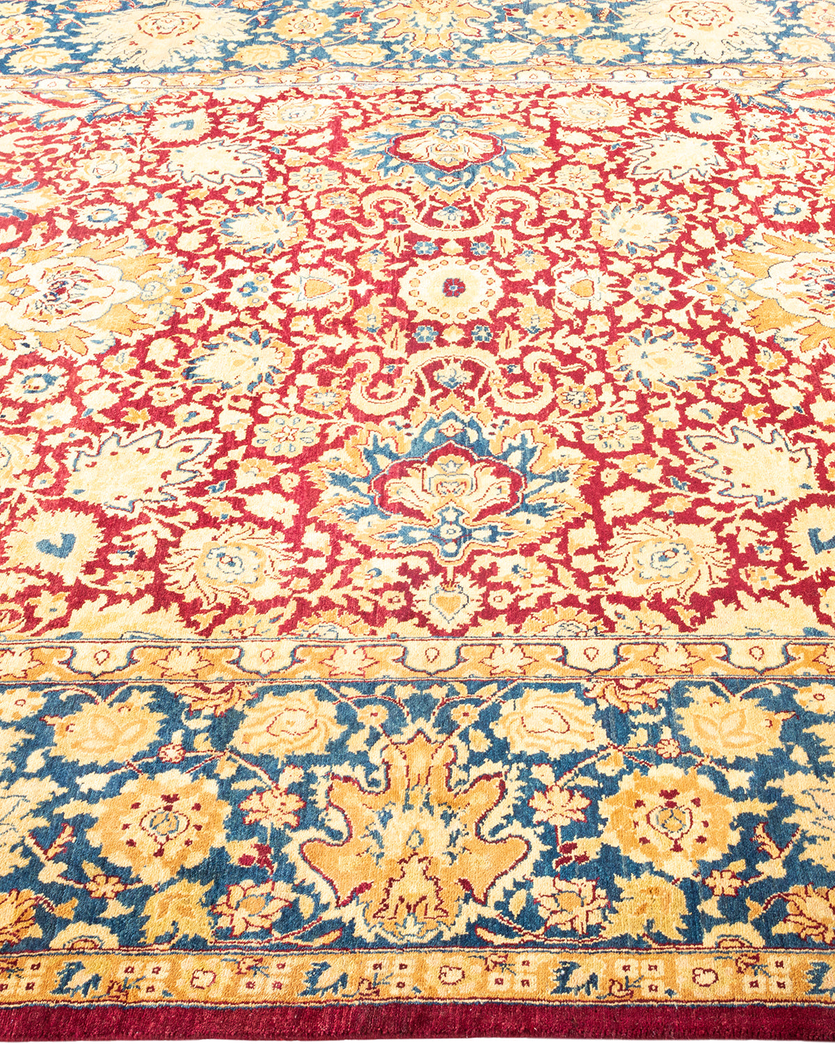 Mogul, One-of-a-Kind Hand-Knotted Area Rug - Red, 6' 1" x 9' 5"