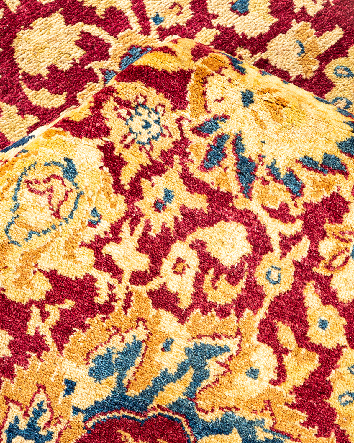 Mogul, One-of-a-Kind Hand-Knotted Area Rug - Red, 6' 1" x 9' 5"