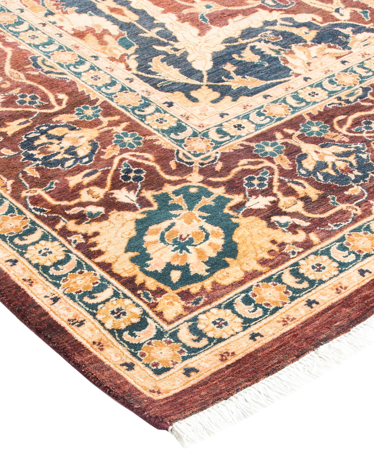 Mogul, One-of-a-Kind Hand-Knotted Area Rug - Red, 6' 1" x 8' 10"