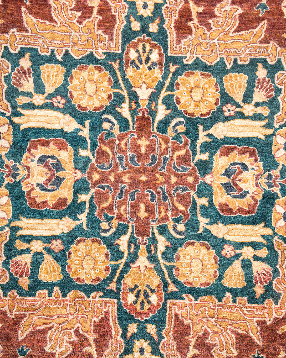 Mogul, One-of-a-Kind Hand-Knotted Area Rug - Red, 6' 1" x 8' 10"