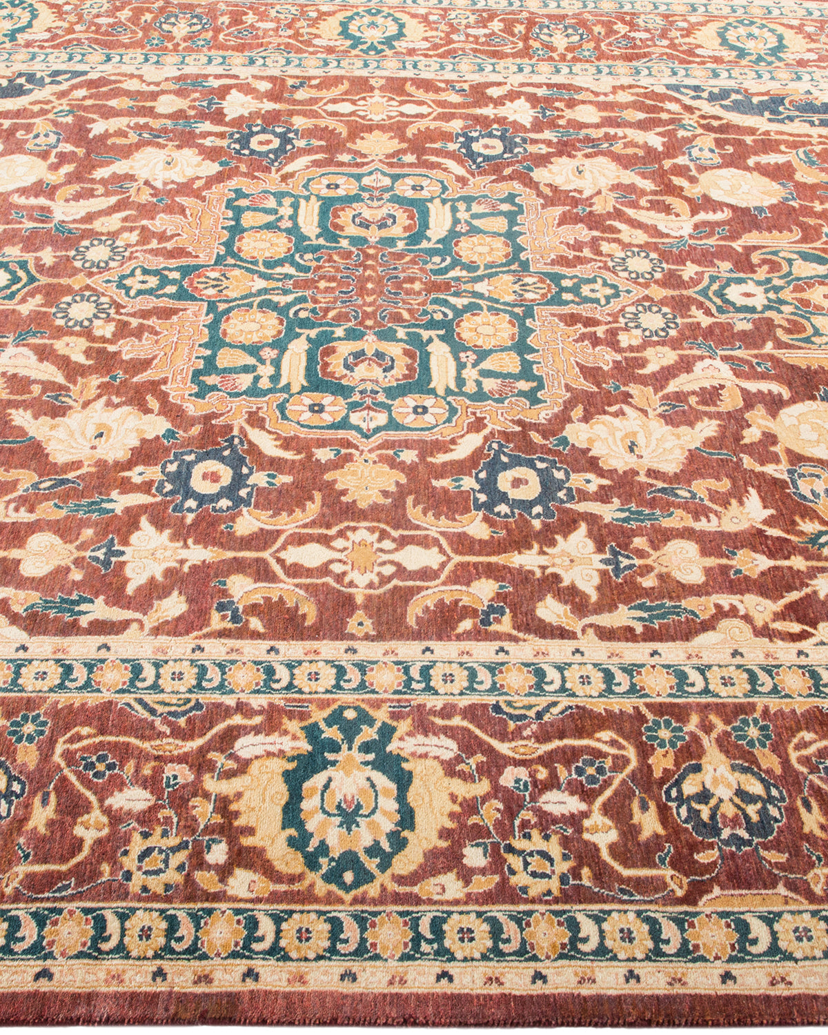 Mogul, One-of-a-Kind Hand-Knotted Area Rug - Red, 6' 1" x 8' 10"