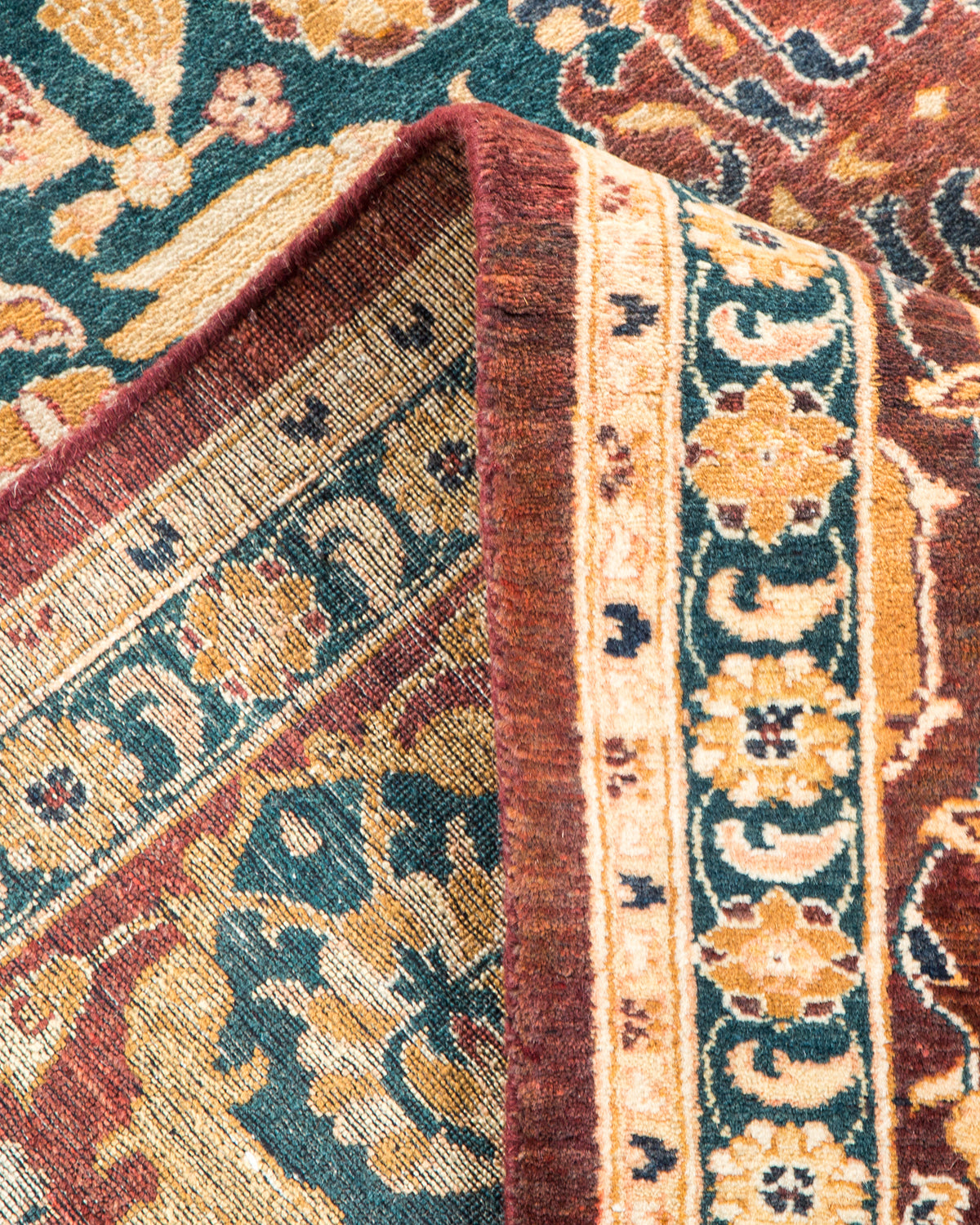 Mogul, One-of-a-Kind Hand-Knotted Area Rug - Red, 6' 1" x 8' 10"