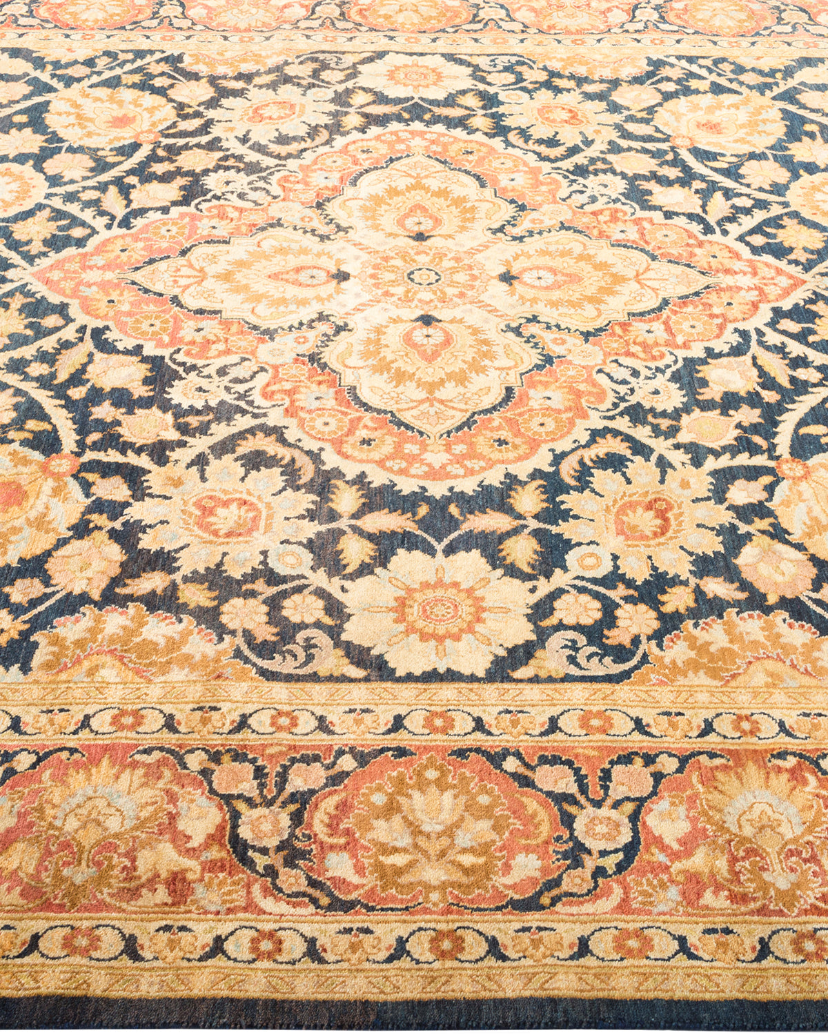 Mogul, One-of-a-Kind Hand-Knotted Area Rug - Blue, 6' 2" x 9' 0"