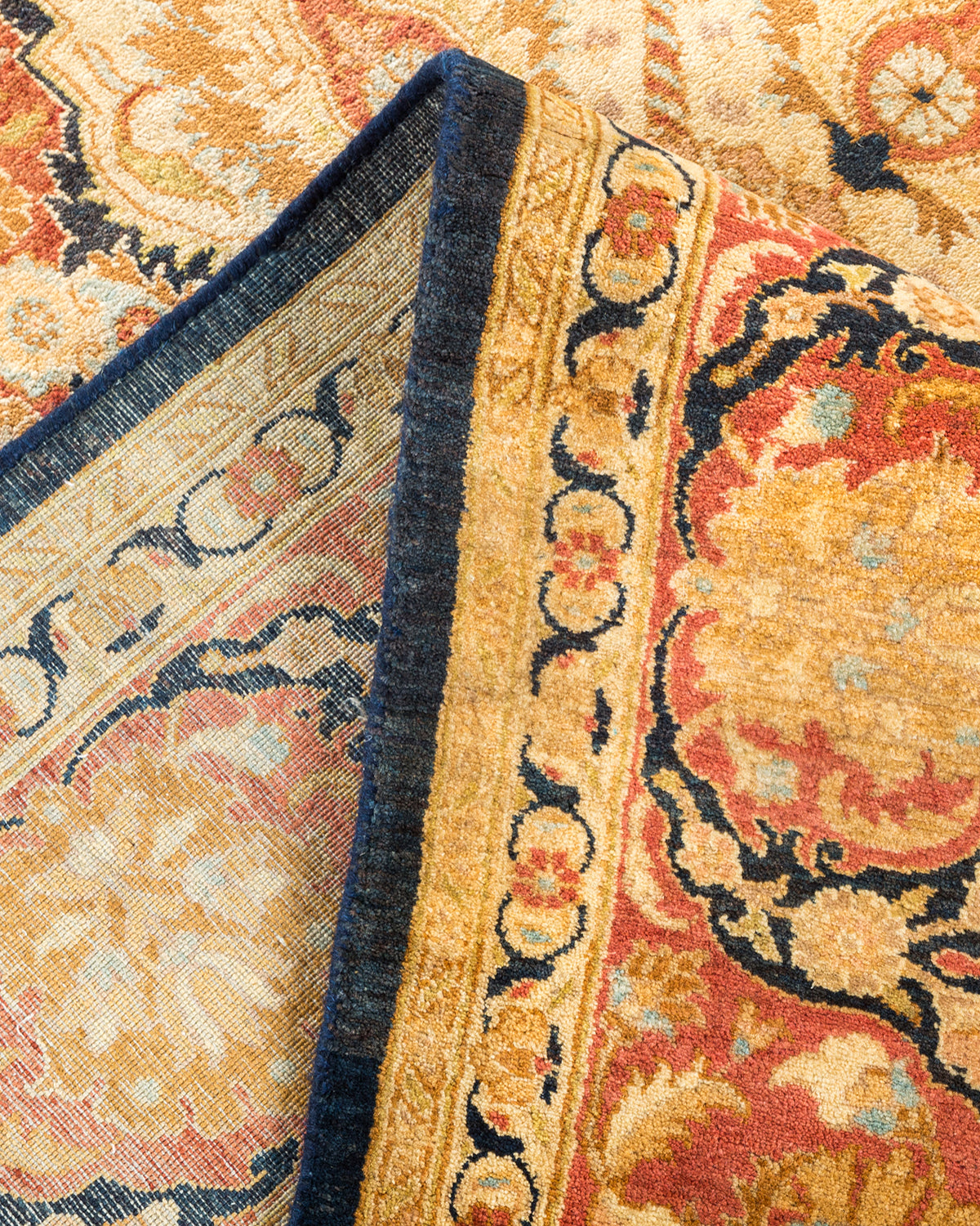 Mogul, One-of-a-Kind Hand-Knotted Area Rug - Blue, 6' 2" x 9' 0"