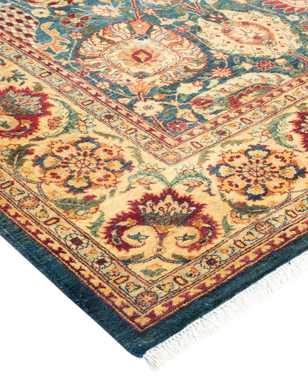 Mogul, One-of-a-Kind Hand-Knotted Area Rug - Blue, 6' 1" x 8' 10"