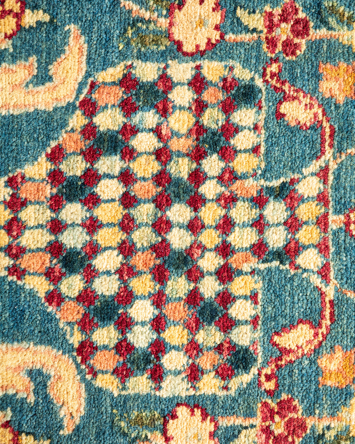 Mogul, One-of-a-Kind Hand-Knotted Area Rug - Blue, 6' 1" x 8' 10"