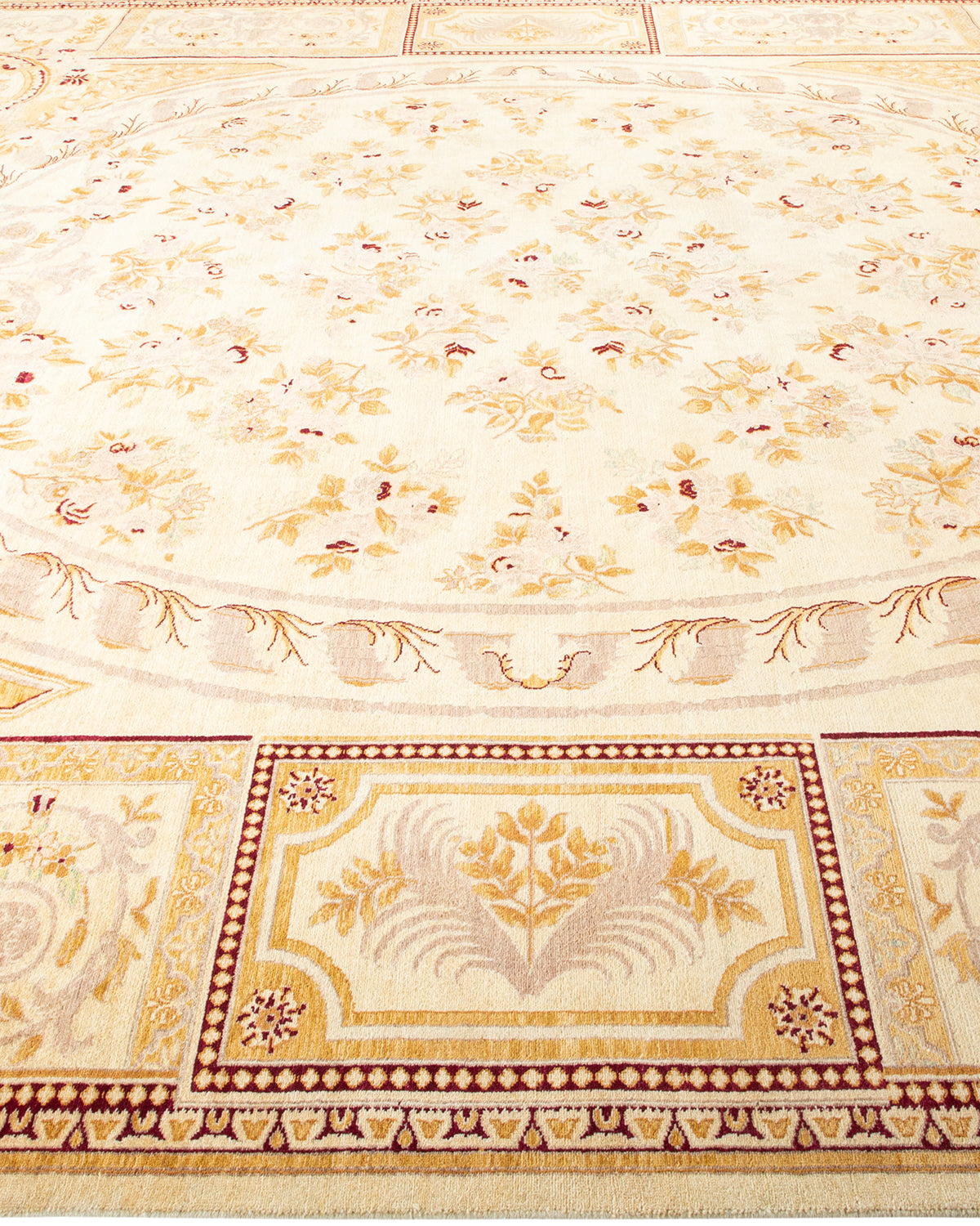 Mogul, One-of-a-Kind Handmade Area Rug - Ivory, 9' 1" x 12' 0"