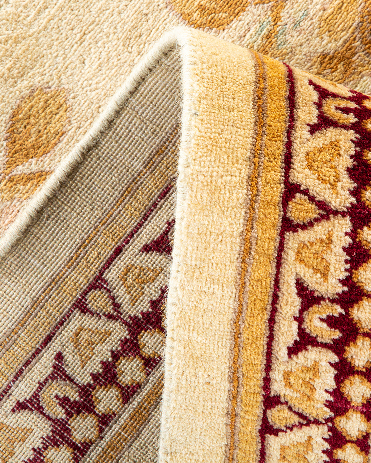 Mogul, One-of-a-Kind Handmade Area Rug - Ivory, 9' 1" x 12' 0"