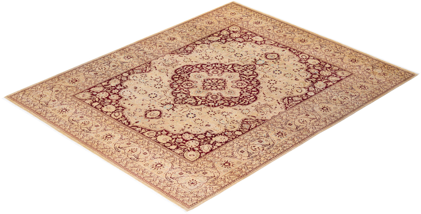 Mogul, One-of-a-Kind Hand-Knotted Area Rug - Ivory, 8' 2" x 10' 0"