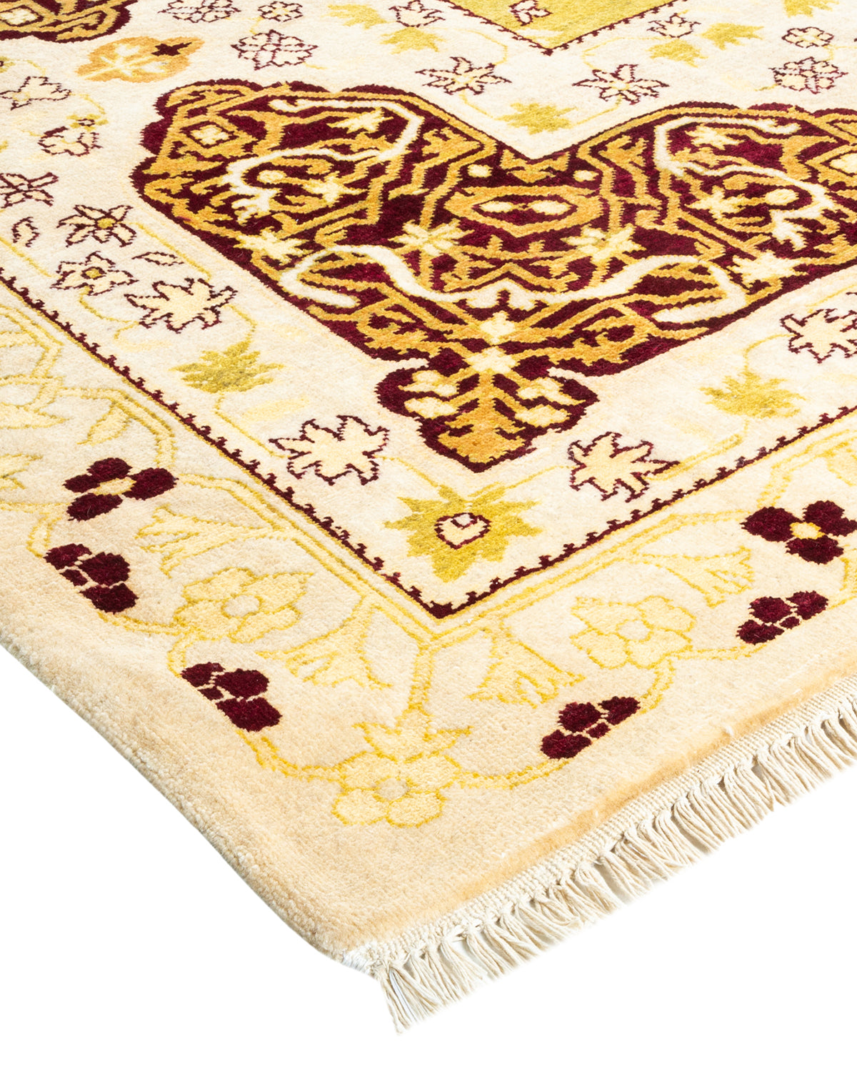 Mogul, One-of-a-Kind Hand-Knotted Area Rug - Ivory, 10' 1" x 13' 7"