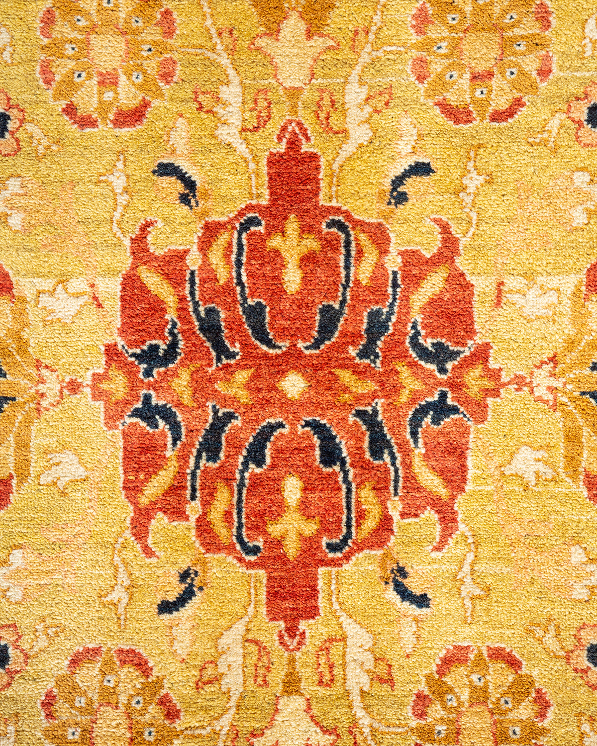 Mogul, One-of-a-Kind Handmade Area Rug - Orange, 8' 1" x 10' 2"