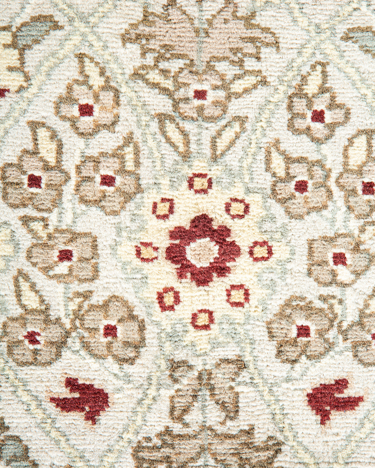 Mogul, One-of-a-Kind Handmade Area Rug - Ivory, 6' 1" x 9' 1"