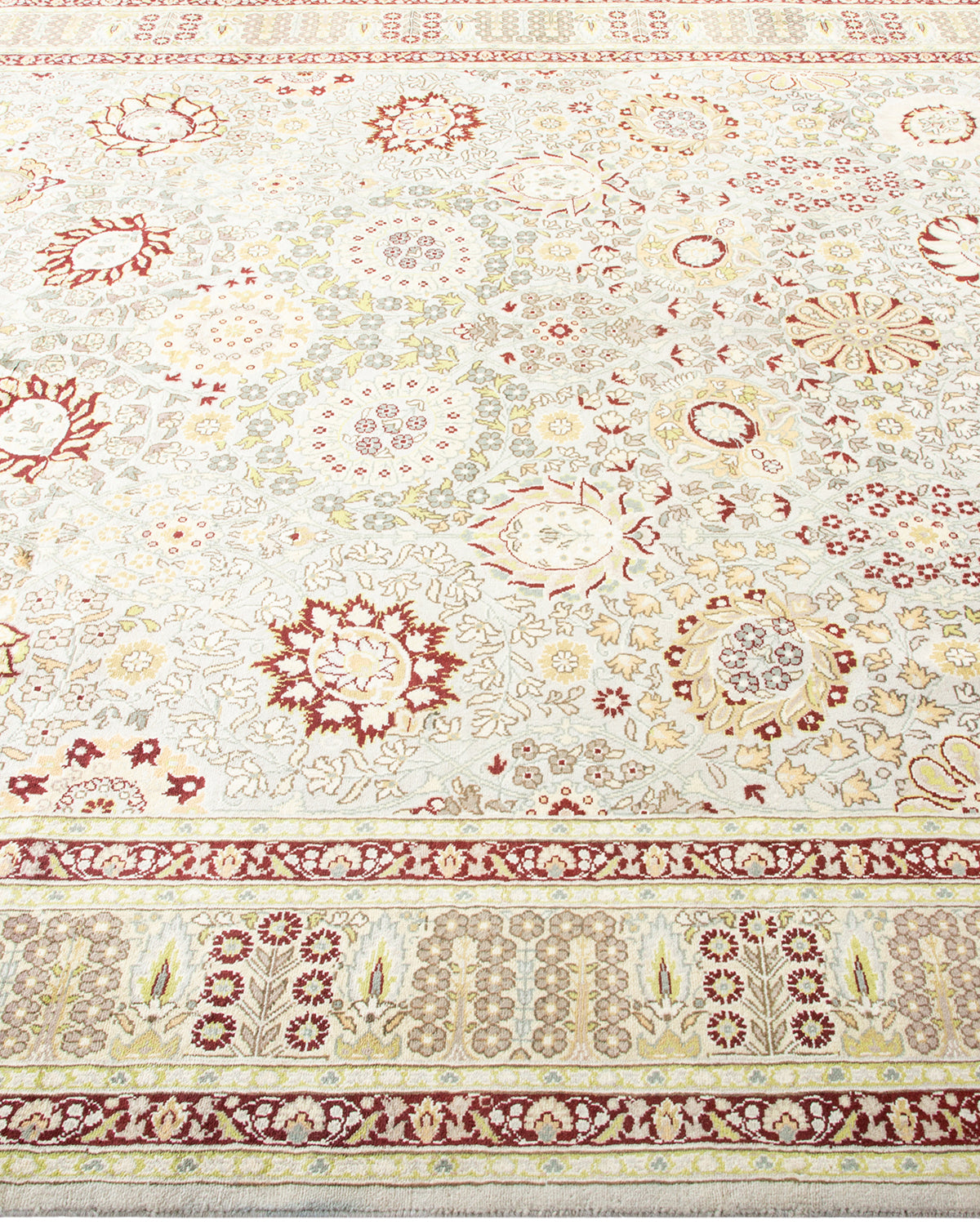 Mogul, One-of-a-Kind Handmade Area Rug - Ivory, 6' 1" x 9' 1"