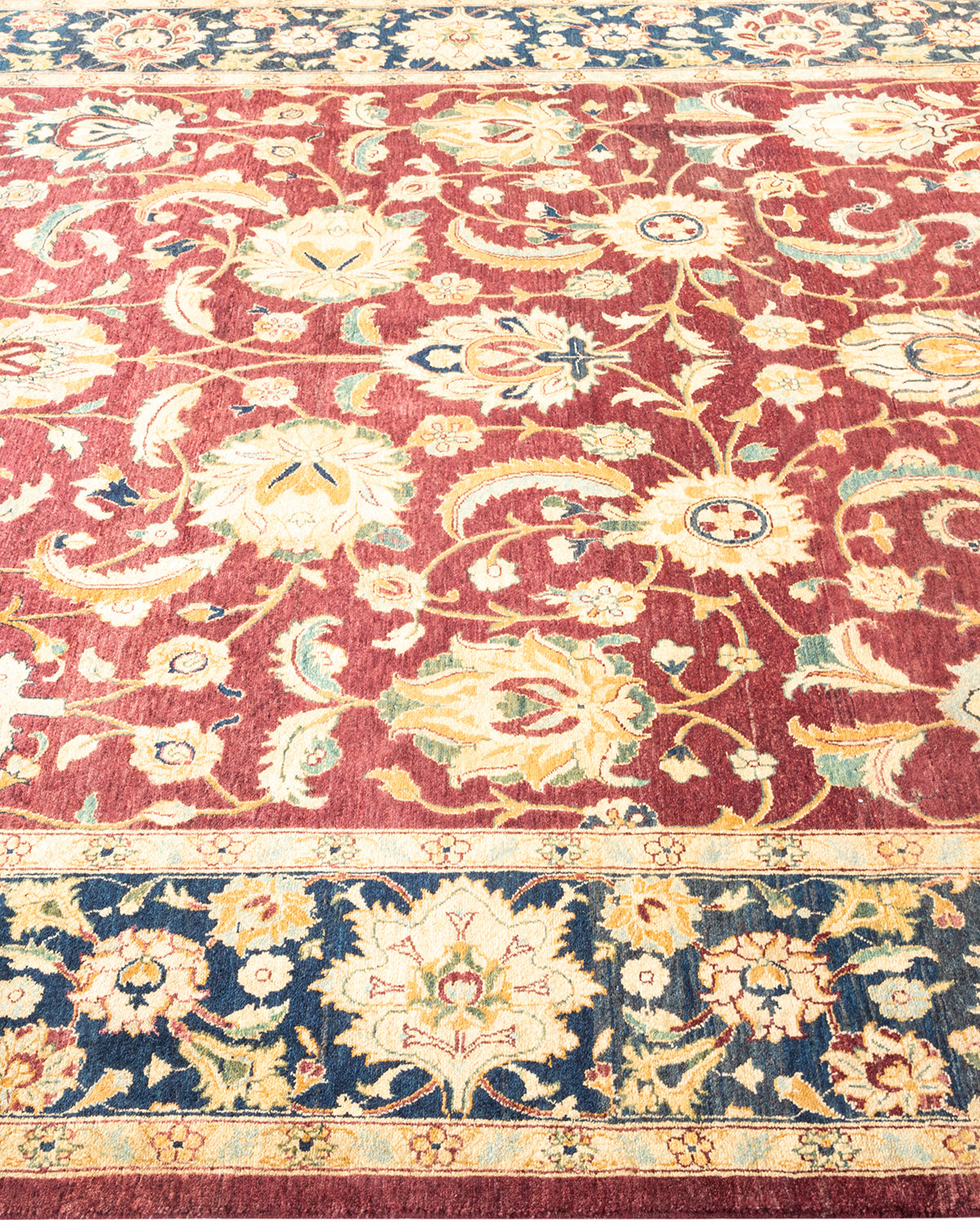 Mogul, One-of-a-Kind Hand-Knotted Area Rug - Red, 6' 2" x 8' 10"