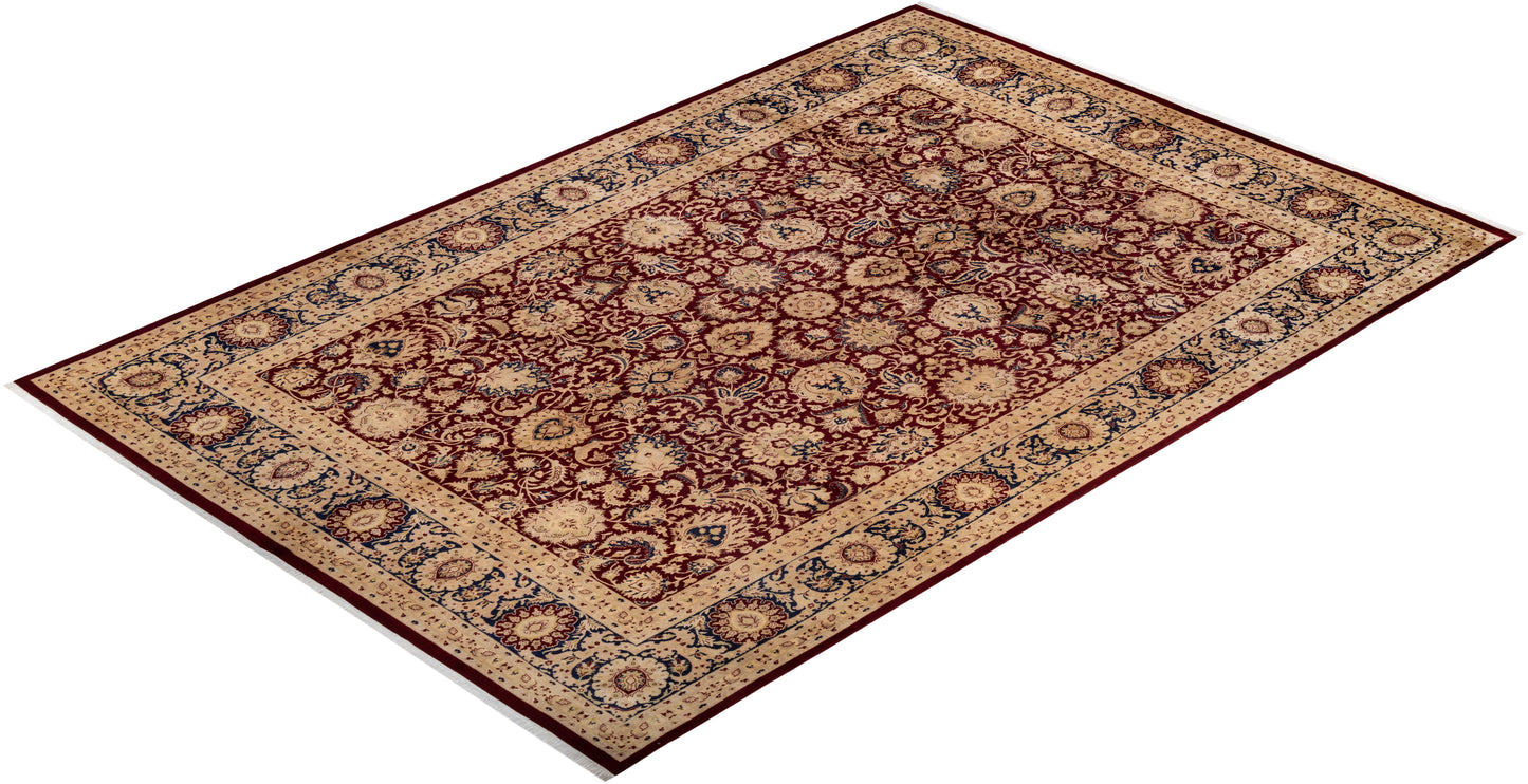 Mogul, One-of-a-Kind Hand-Knotted Area Rug - Red, 10' 1" x 14' 8"