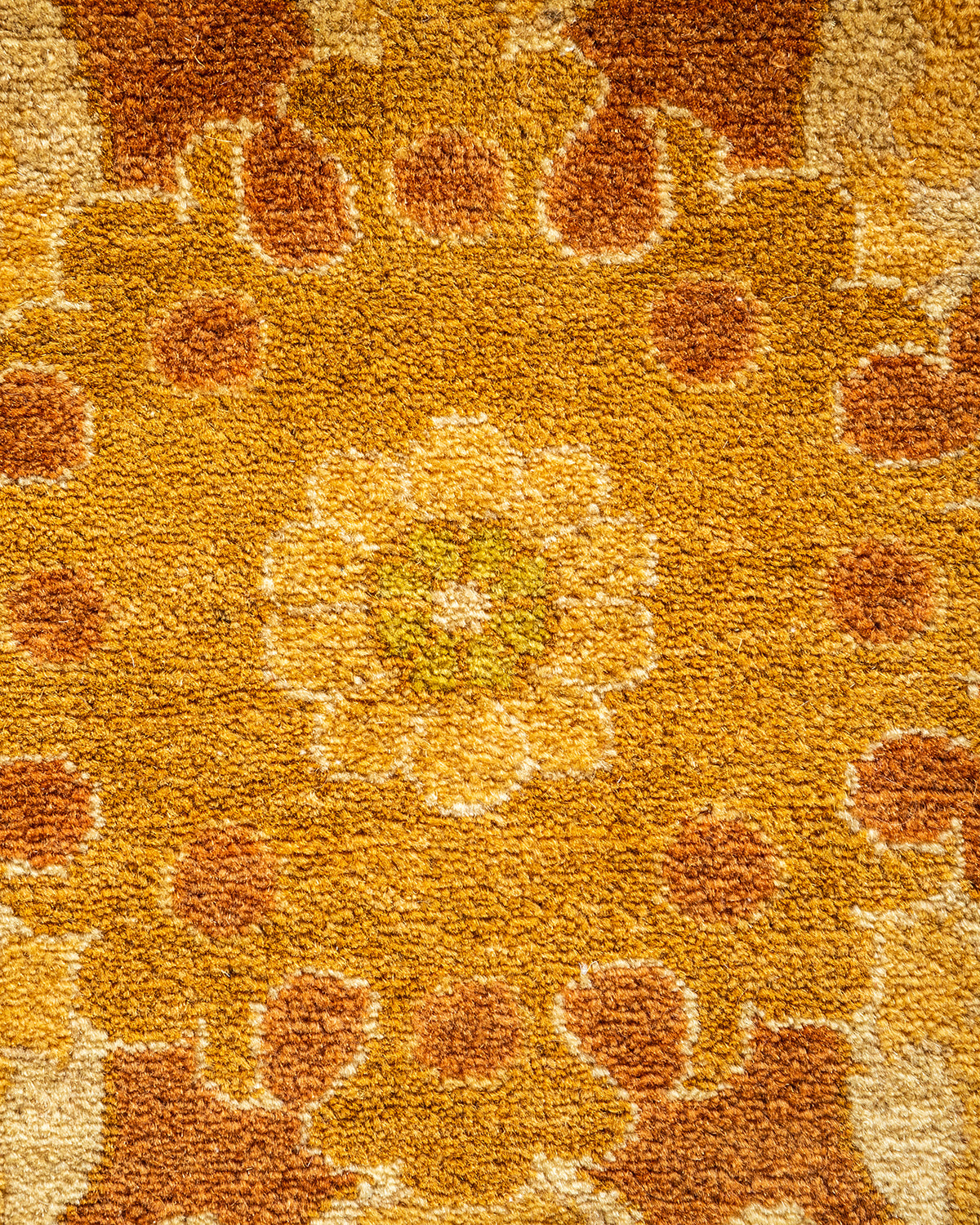 Mogul, One-of-a-Kind Handmade Area Rug - Green, 9' 2" x 12' 4"