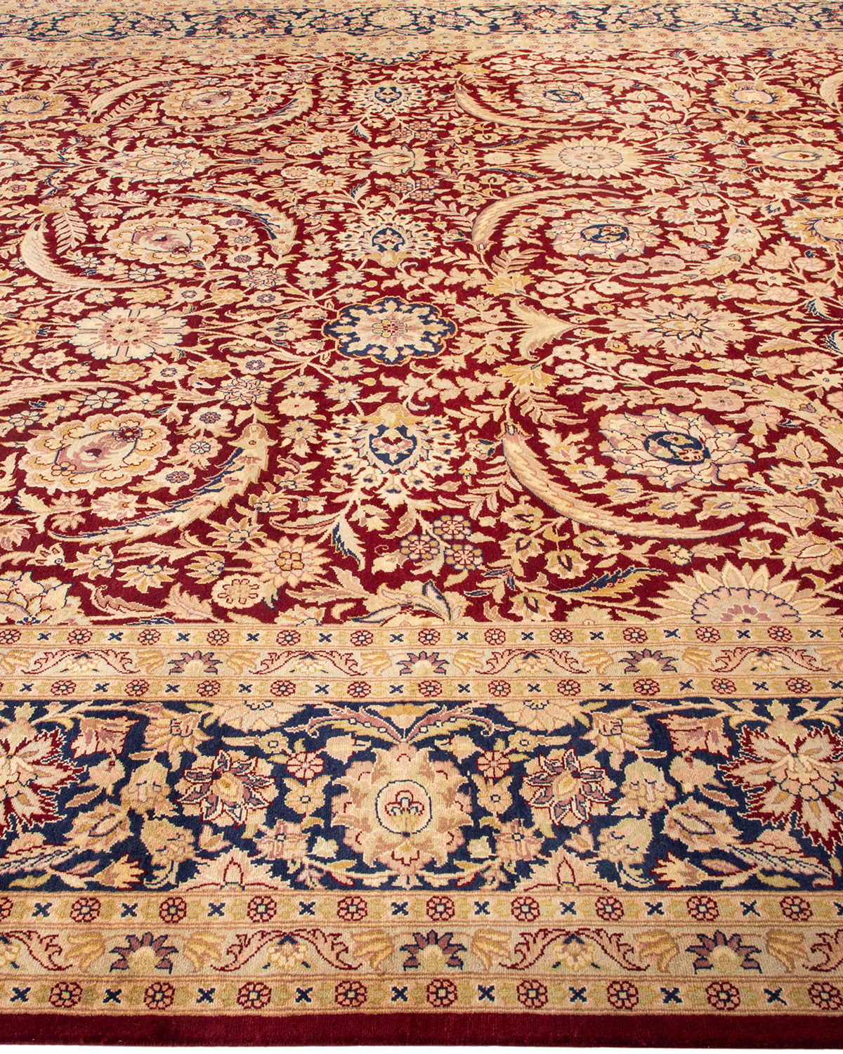 Mogul, One-of-a-Kind Hand-Knotted Area Rug - Red, 10' 1" x 14' 7"