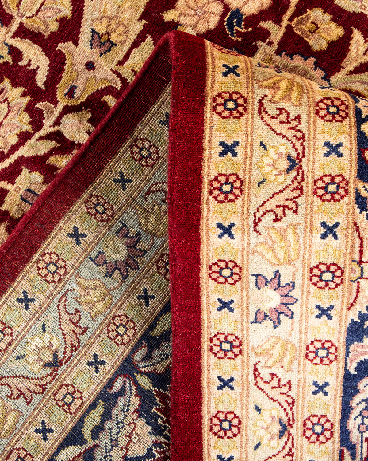 Mogul, One-of-a-Kind Hand-Knotted Area Rug - Red, 10' 1" x 14' 7"