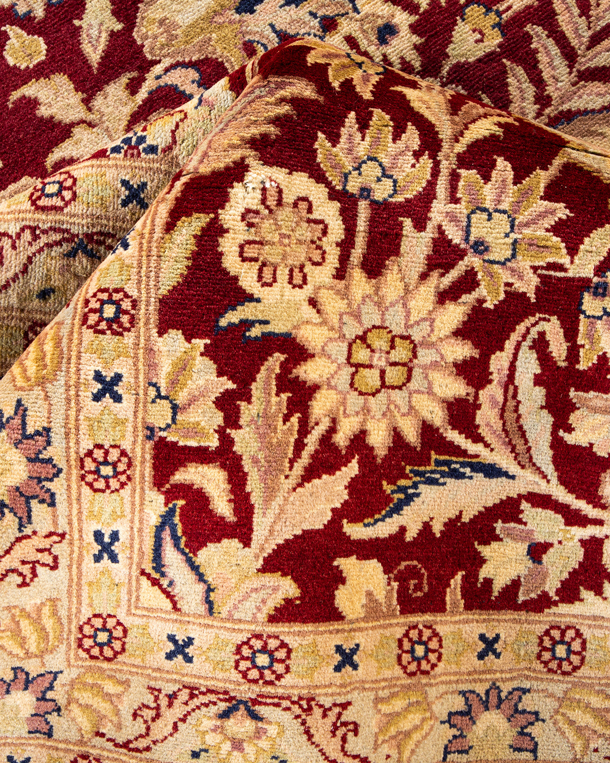 Mogul, One-of-a-Kind Hand-Knotted Area Rug - Red, 10' 1" x 14' 7"