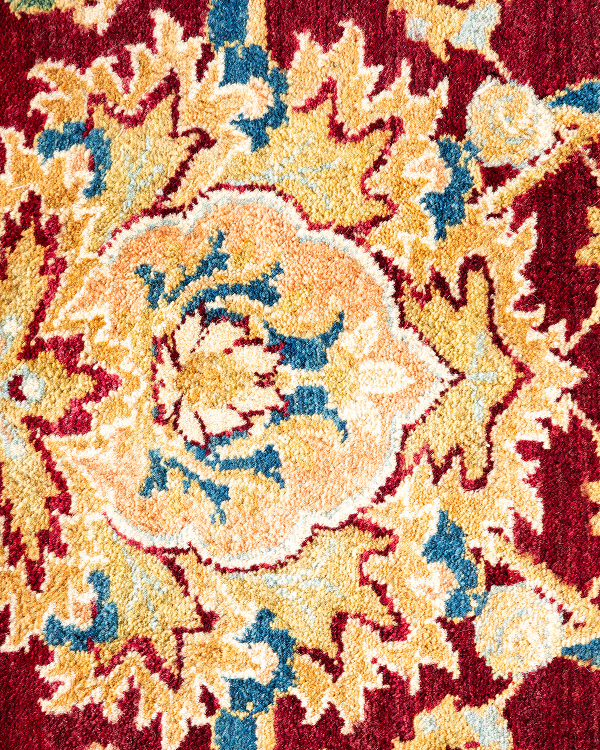 Mogul, One-of-a-Kind Hand-Knotted Area Rug - Red, 8' 1" x 10' 5"