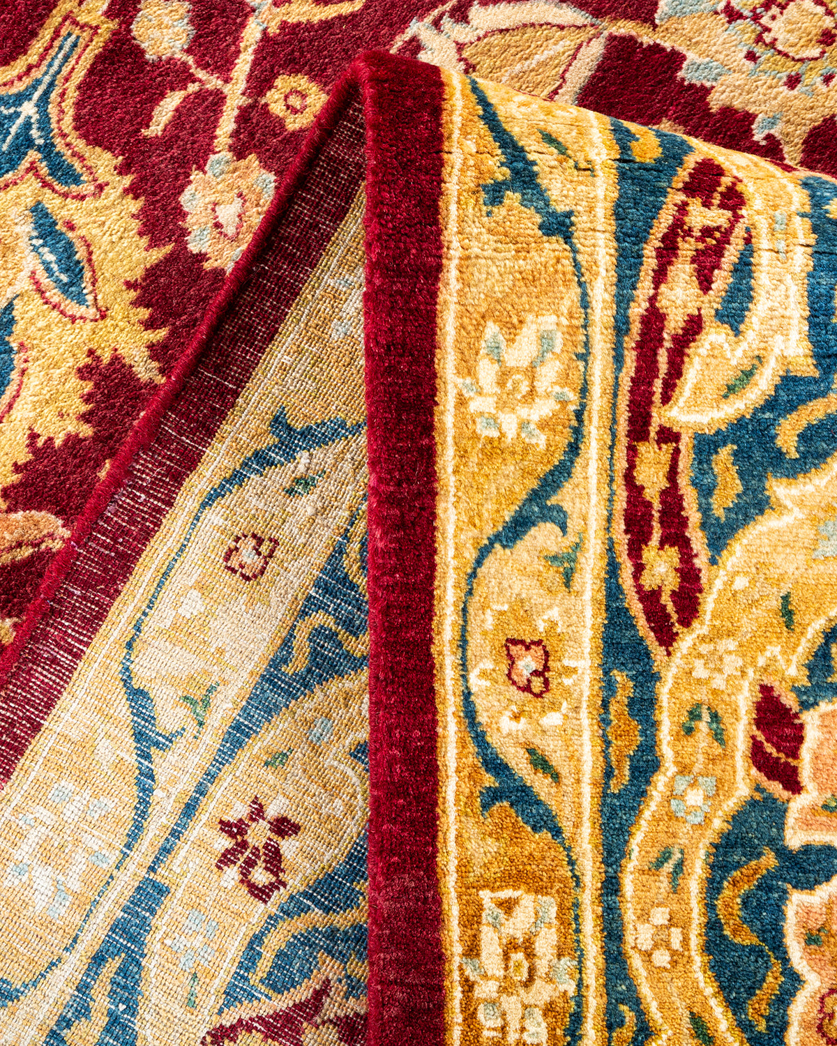 Mogul, One-of-a-Kind Hand-Knotted Area Rug - Red, 8' 1" x 10' 5"