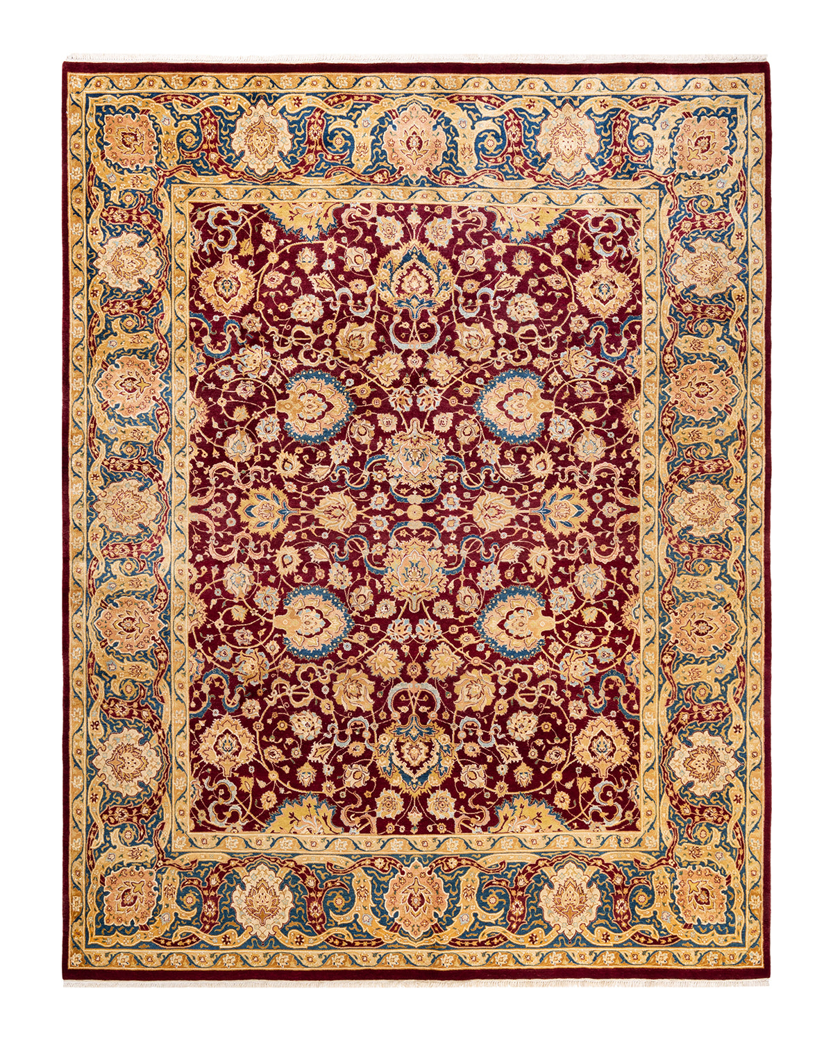 Mogul, One-of-a-Kind Hand-Knotted Area Rug - Red, 8' 1" x 10' 5"