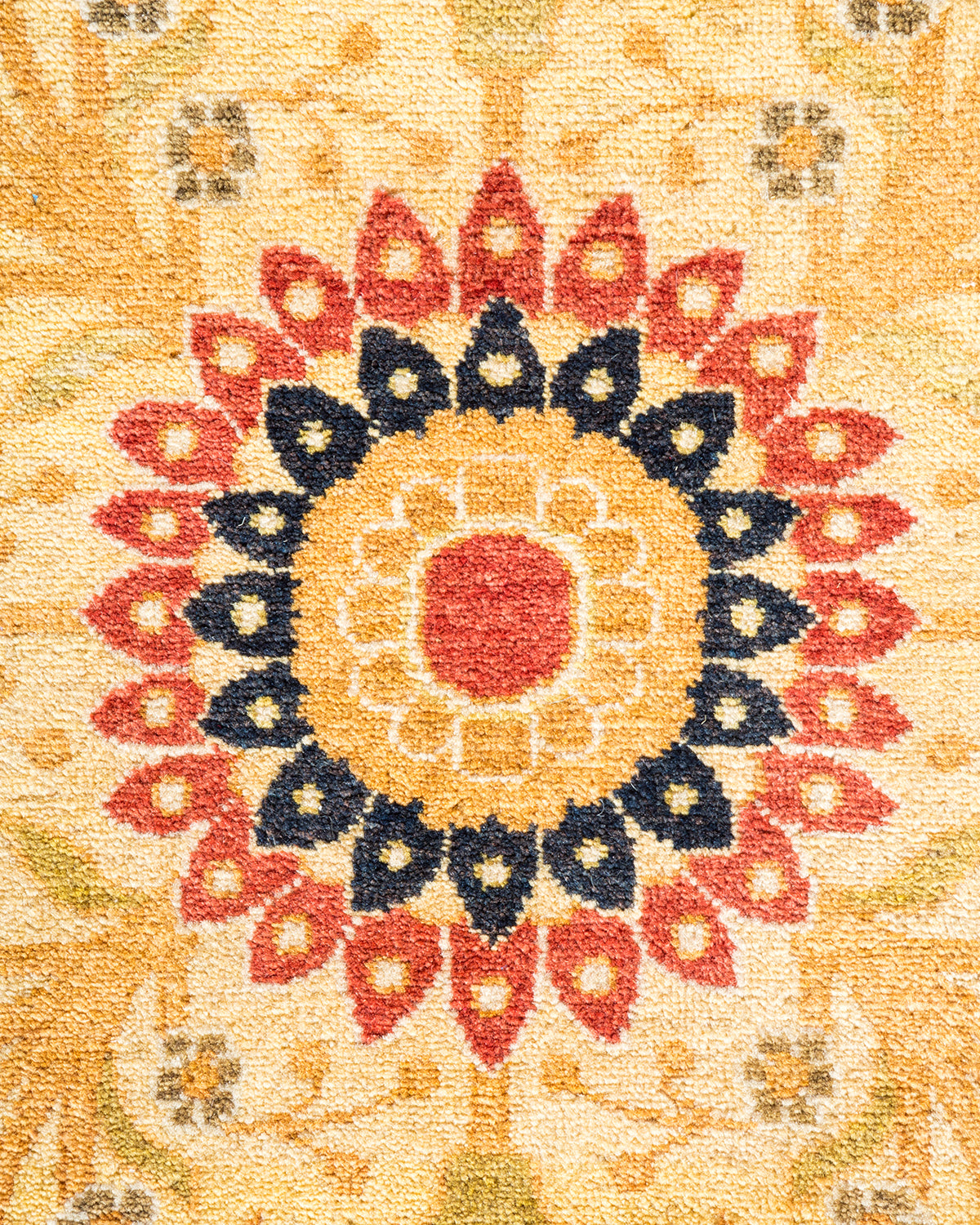 Mogul, One-of-a-Kind Hand-Knotted Area Rug - Orange, 8' 1" x 10' 8"