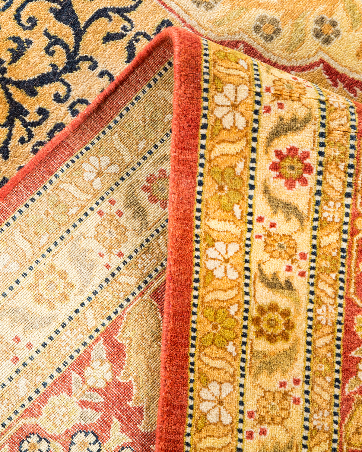 Mogul, One-of-a-Kind Hand-Knotted Area Rug - Orange, 8' 1" x 10' 8"