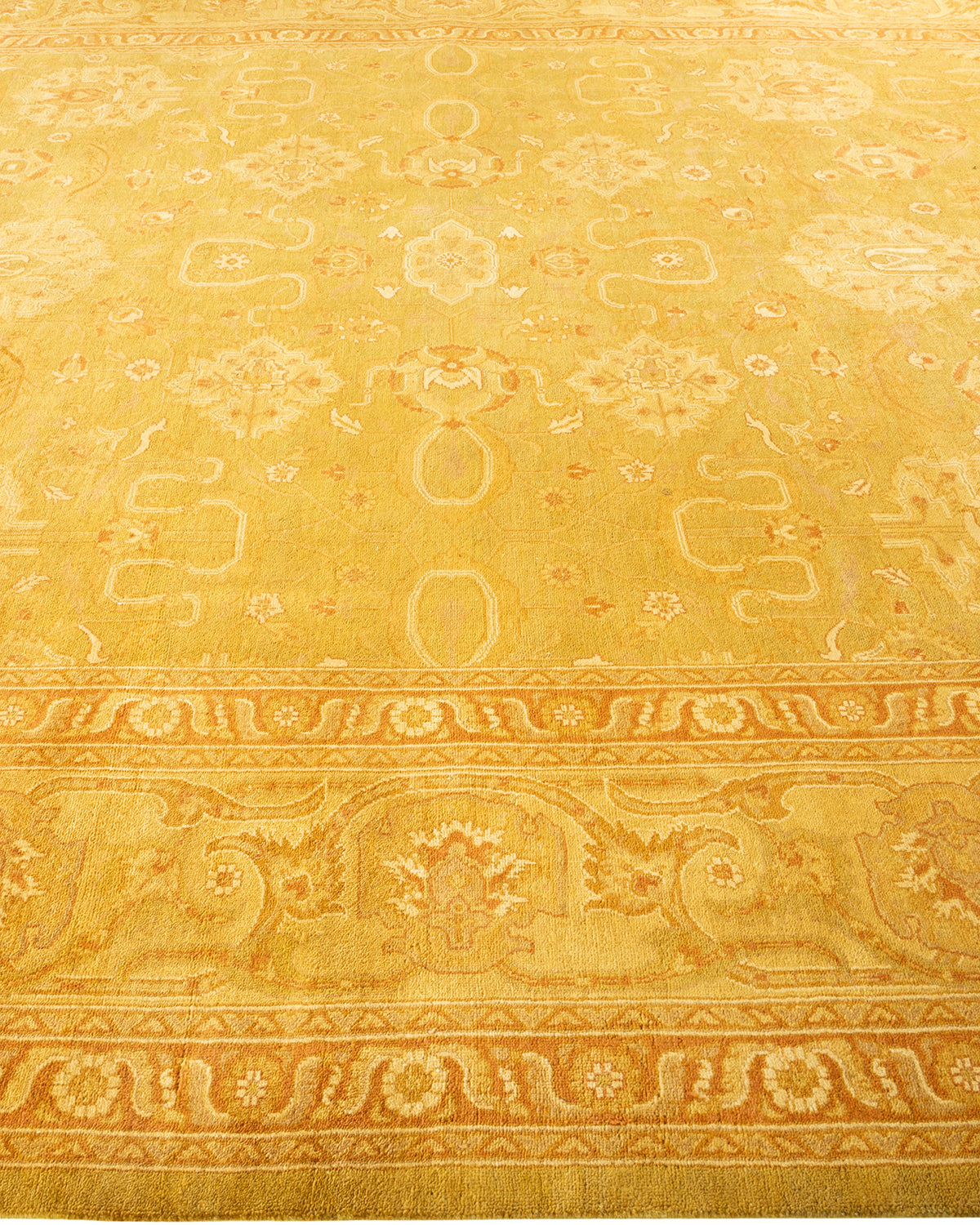 Mogul, One-of-a-Kind Hand-Knotted Area Rug - Green, 9' 1" x 12' 1"