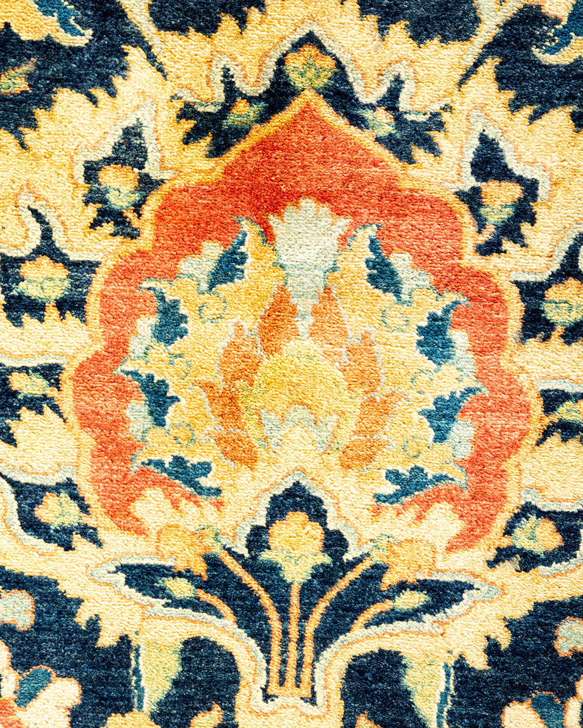 Mogul, One-of-a-Kind Hand-Knotted Area Rug - Blue, 9' 2" x 11' 10"