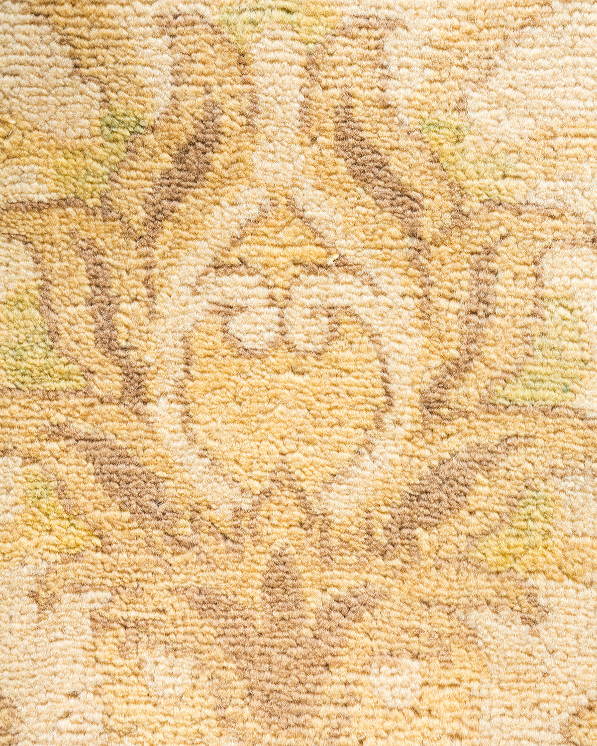Eclectic, One-of-a-Kind Hand-Knotted Area Rug - Ivory, 6' 2" x 9' 7"