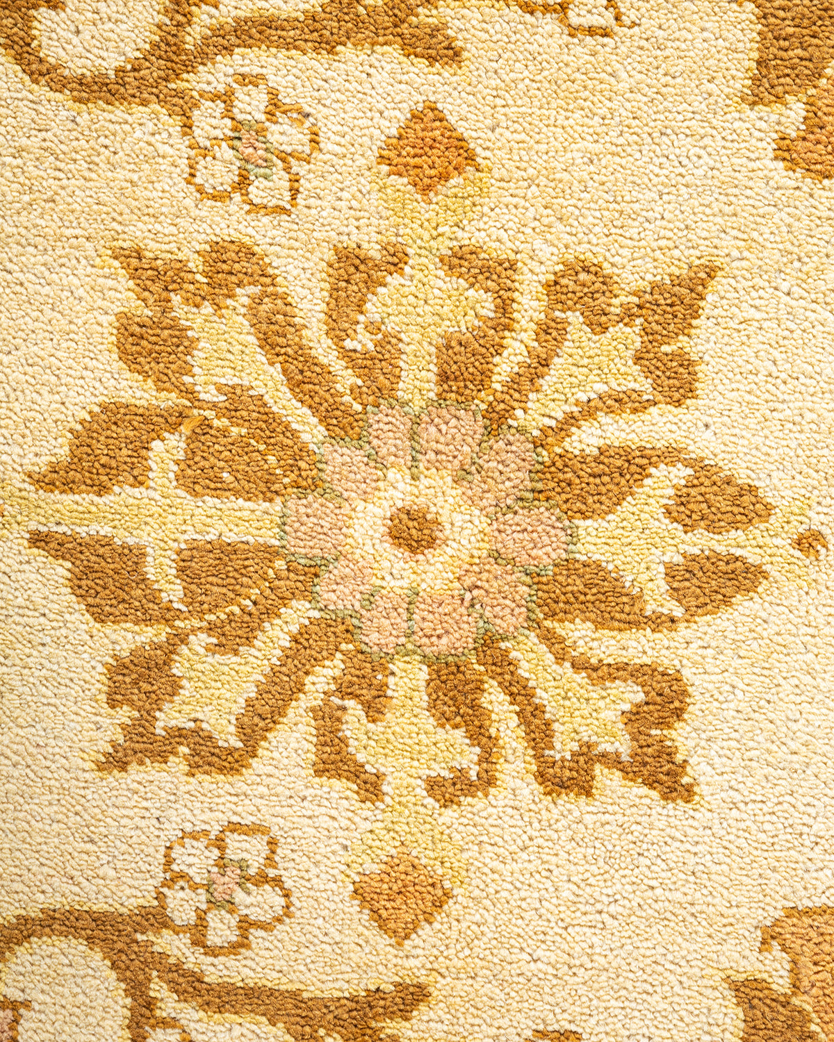 Eclectic, One-of-a-Kind Hand-Knotted Area Rug - Ivory, 8' 1" x 10' 0"