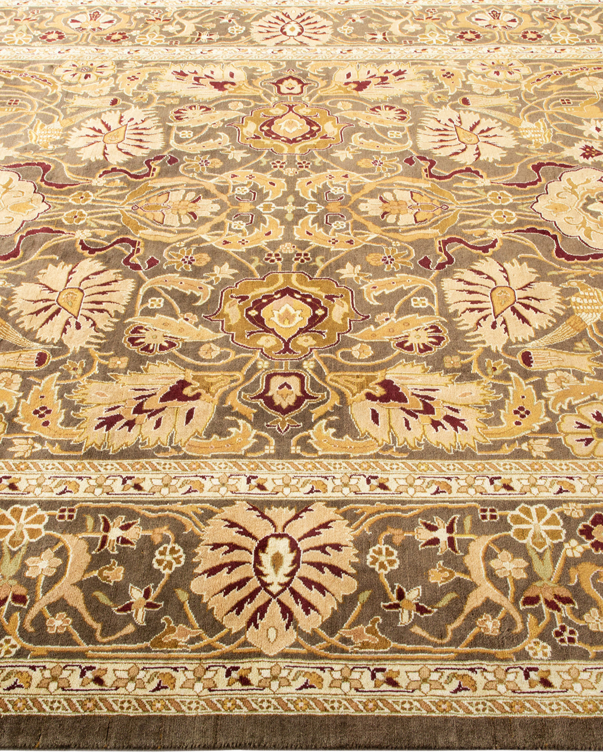 Mogul, One-of-a-Kind Hand-Knotted Area Rug - Brown, 6' 2" x 8' 10"