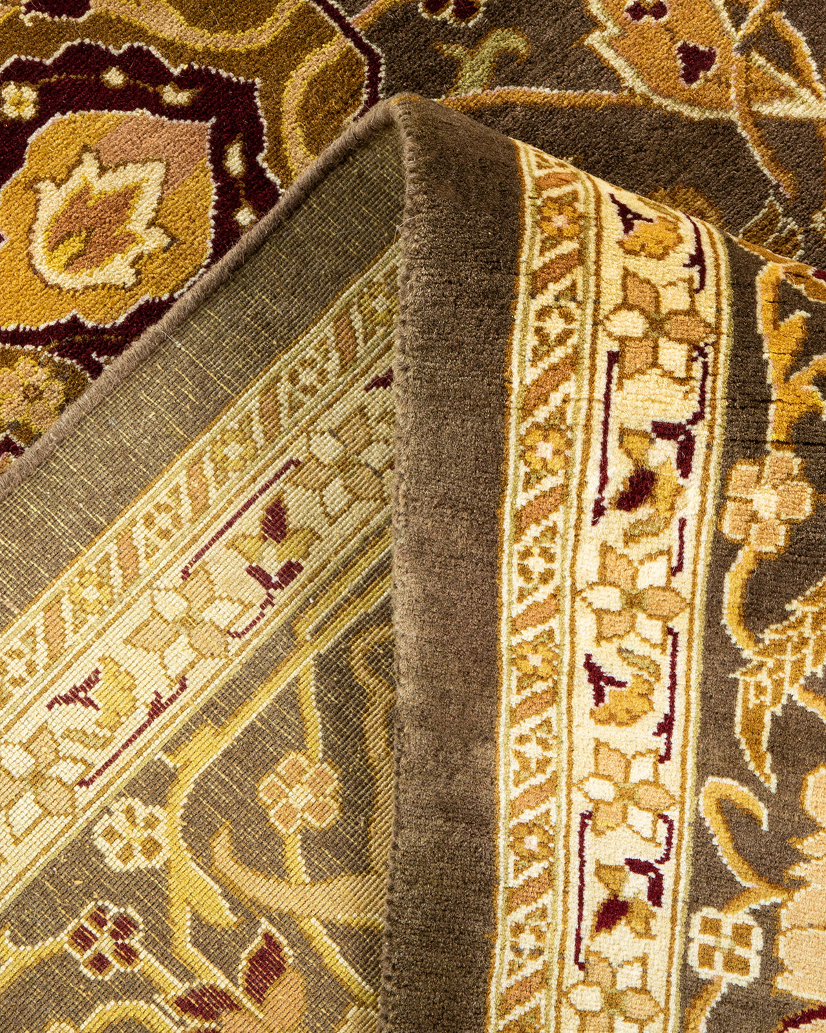 Mogul, One-of-a-Kind Hand-Knotted Area Rug - Brown, 6' 2" x 8' 10"