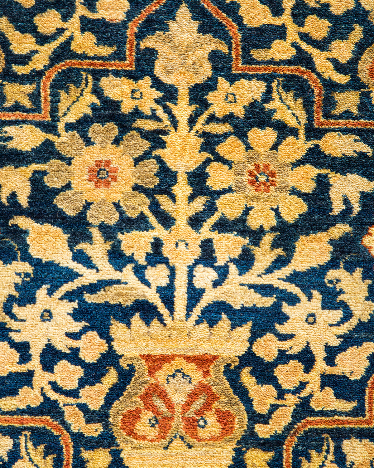 Mogul, One-of-a-Kind Hand-Knotted Area Rug - Blue, 9' 3" x 11' 5"