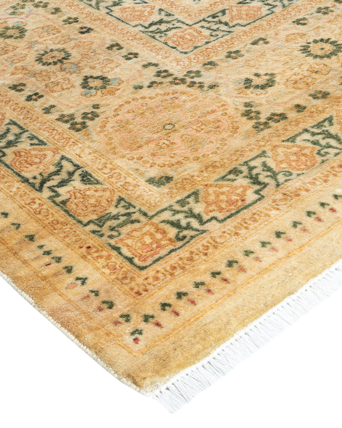 Mogul, One-of-a-Kind Hand-Knotted Area Rug - Ivory, 9' 1" x 11' 5"