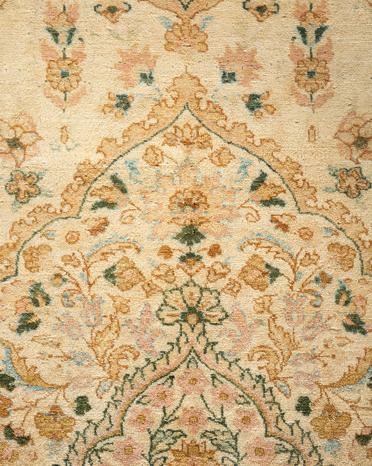 Mogul, One-of-a-Kind Hand-Knotted Area Rug - Ivory, 9' 1" x 11' 5"
