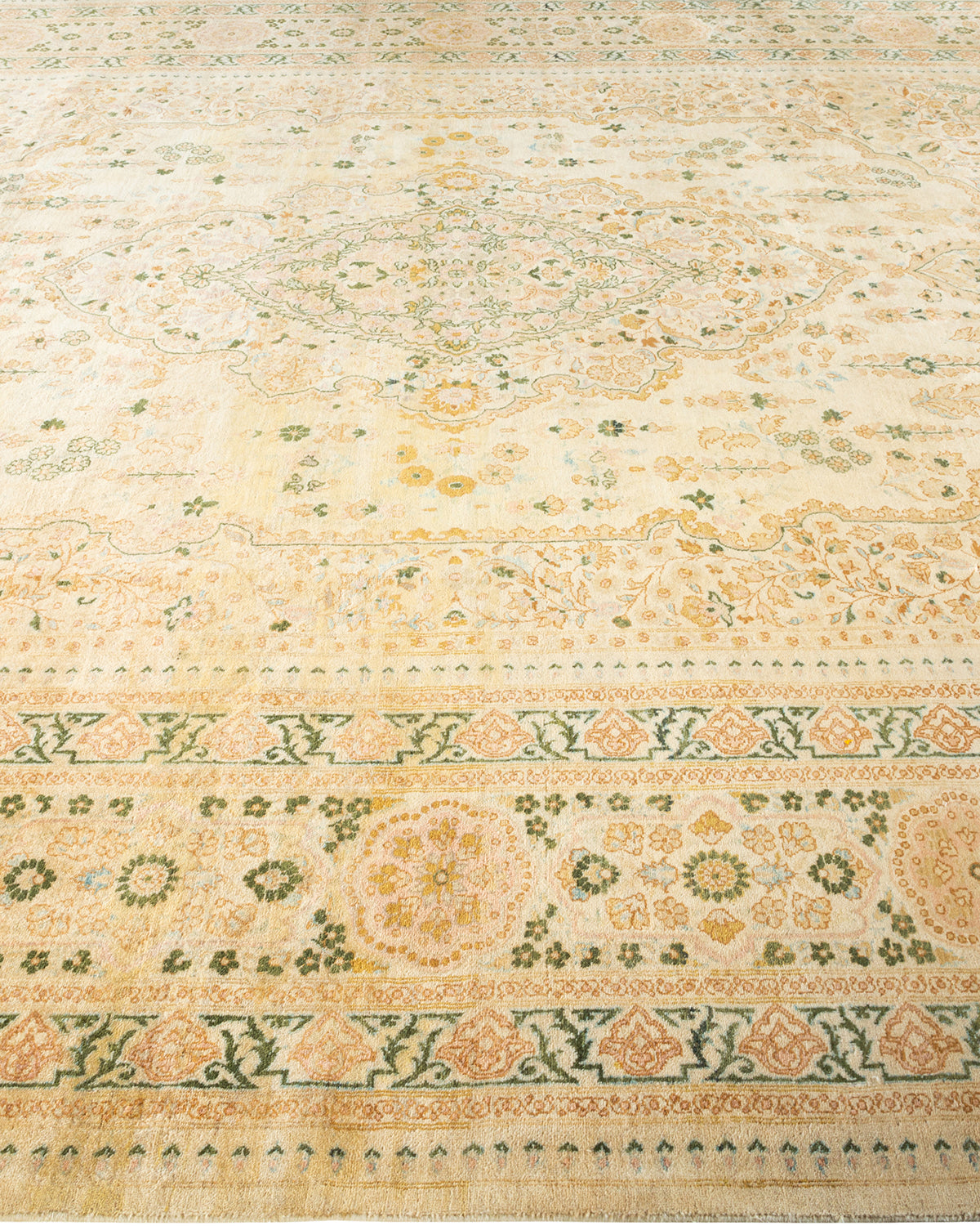 Mogul, One-of-a-Kind Hand-Knotted Area Rug - Ivory, 9' 1" x 11' 5"