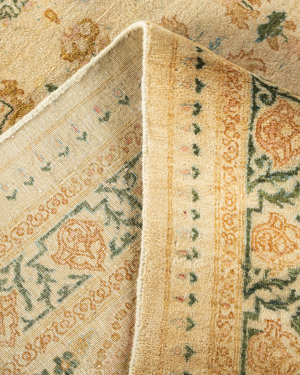 Mogul, One-of-a-Kind Hand-Knotted Area Rug - Ivory, 9' 1" x 11' 5"