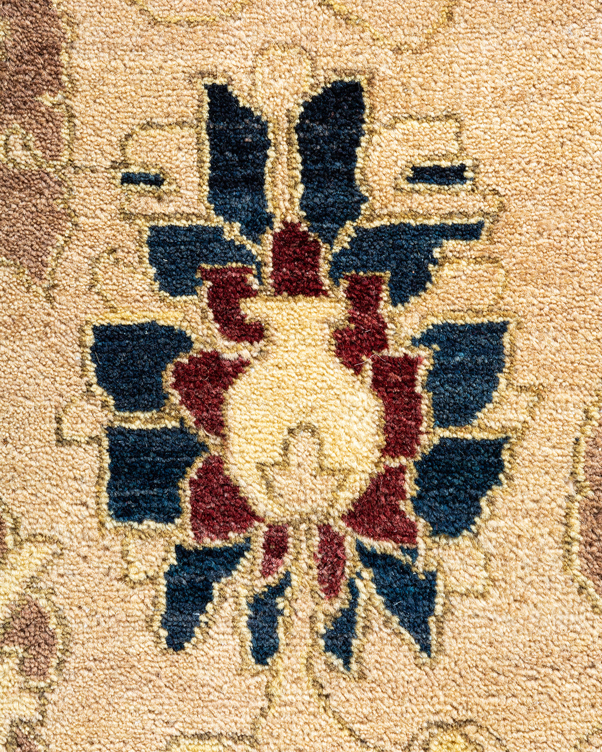 Mogul, One-of-a-Kind Hand-Knotted Area Rug - Ivory, 9' 0" x 12' 0"