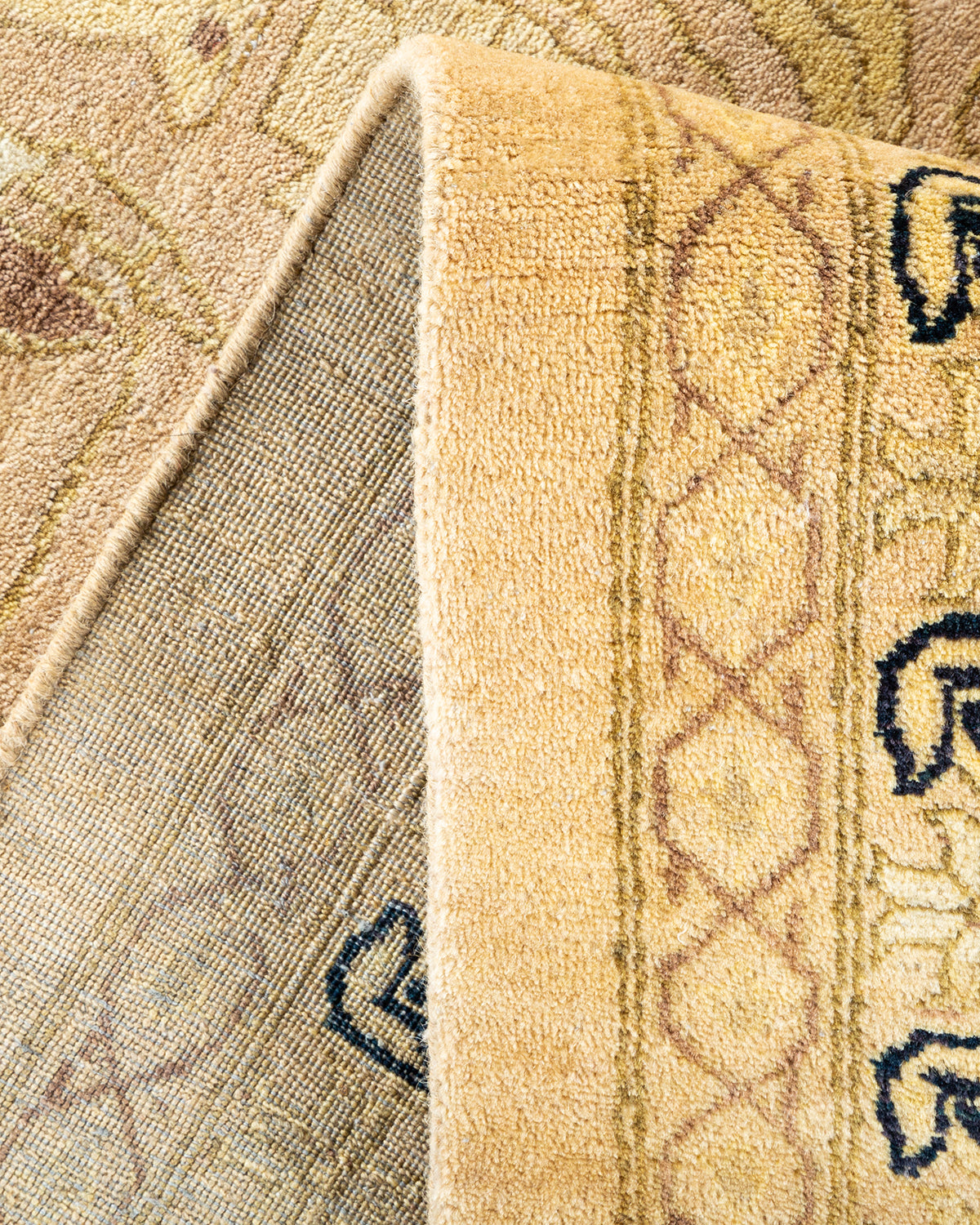 Mogul, One-of-a-Kind Hand-Knotted Area Rug - Ivory, 9' 0" x 12' 0"