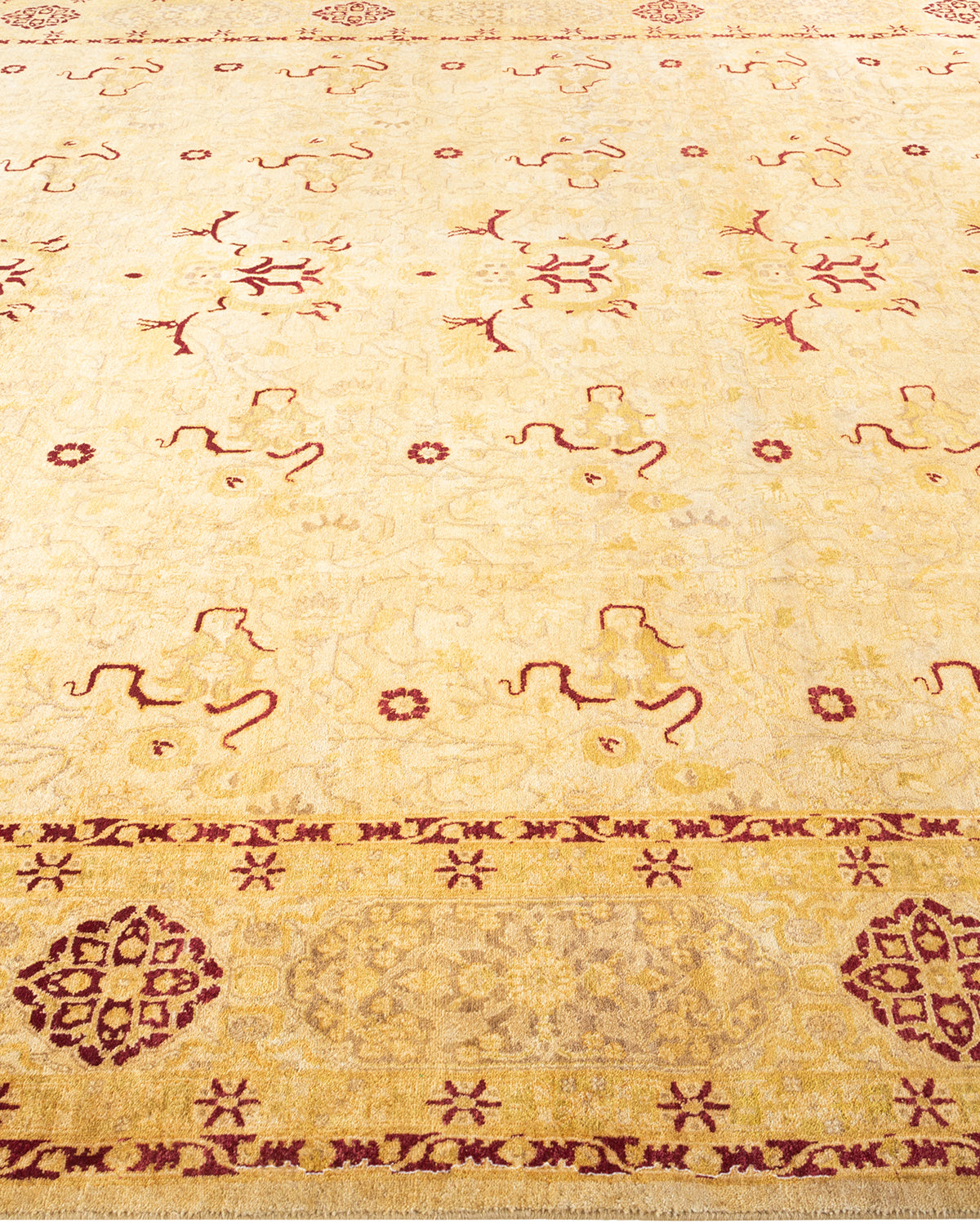 Mogul, One-of-a-Kind Hand-Knotted Area Rug - Ivory, 8' 2" x 10' 5"