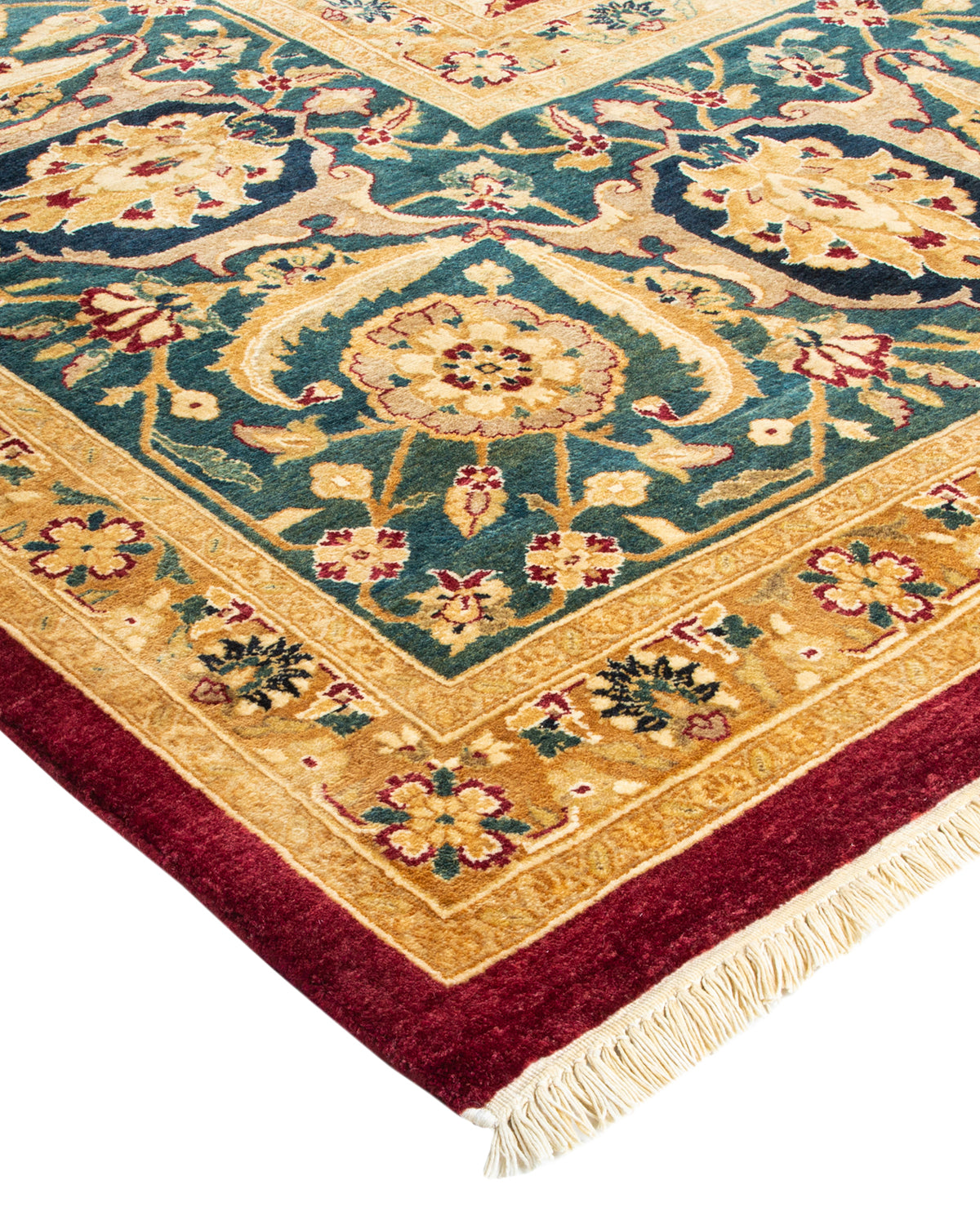 Mogul, One-of-a-Kind Hand-Knotted Area Rug - Red, 8' 2" x 10' 2"
